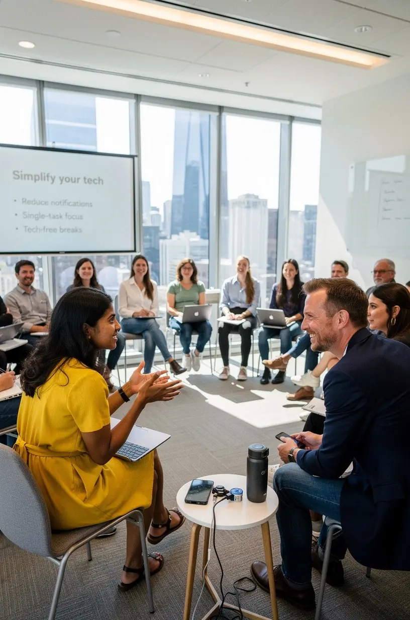 Minimalist digital workspace showcasing simplicity and usability.